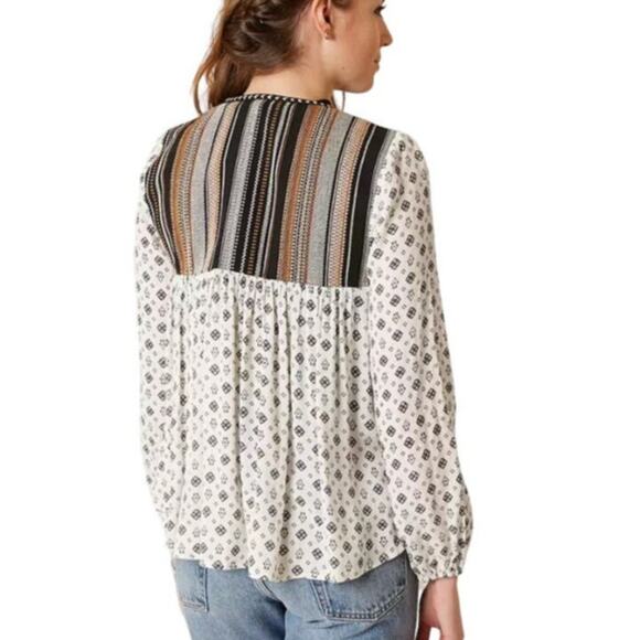 JOLT printed cardigan JACQUARD YOKE WOMEN SIZE LARGE BUCKLE BRAND - Picture 2 of 7